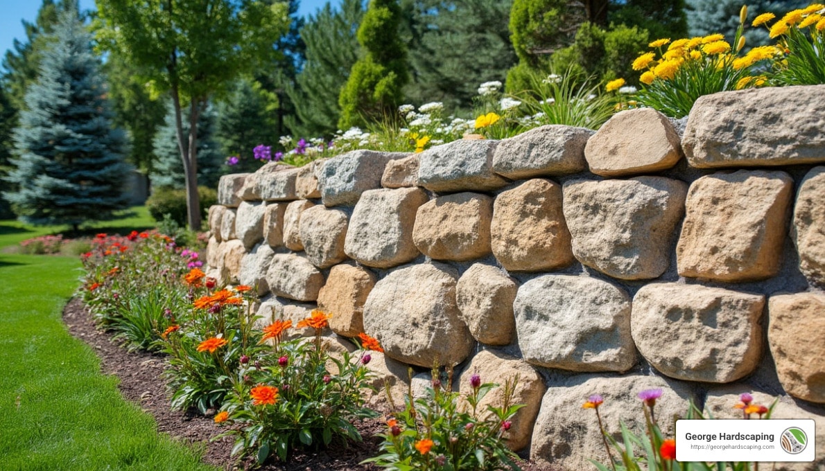 Rock Solid: Natural Stone Retaining Walls for Every Yard