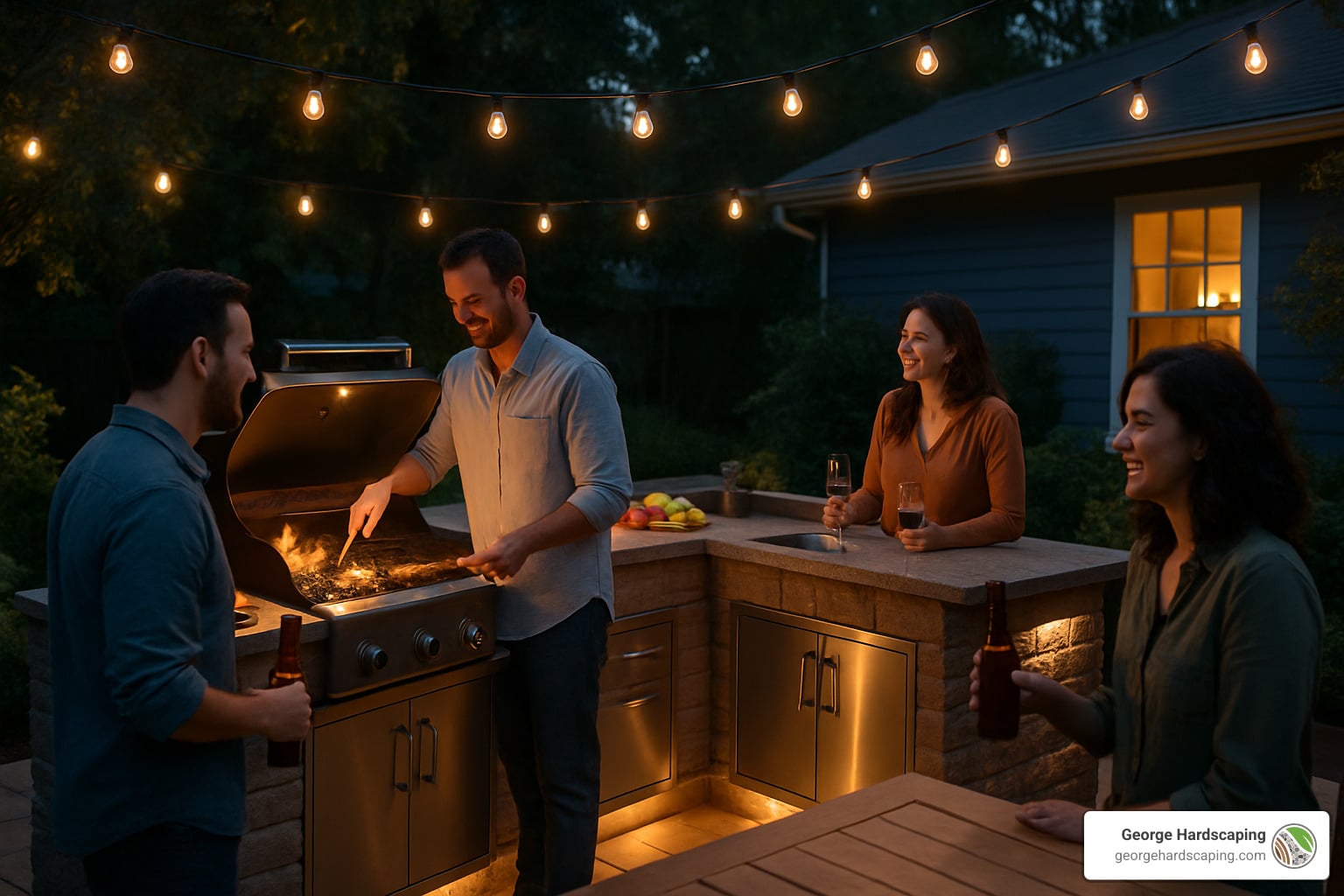 Outdoor Kitchen Lighting Ideas to Illuminate Your Backyard BBQs