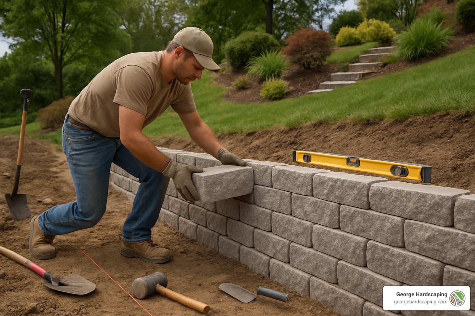 Don’t Hit a Wall—Hire the Right Retaining Wall Builder Today!