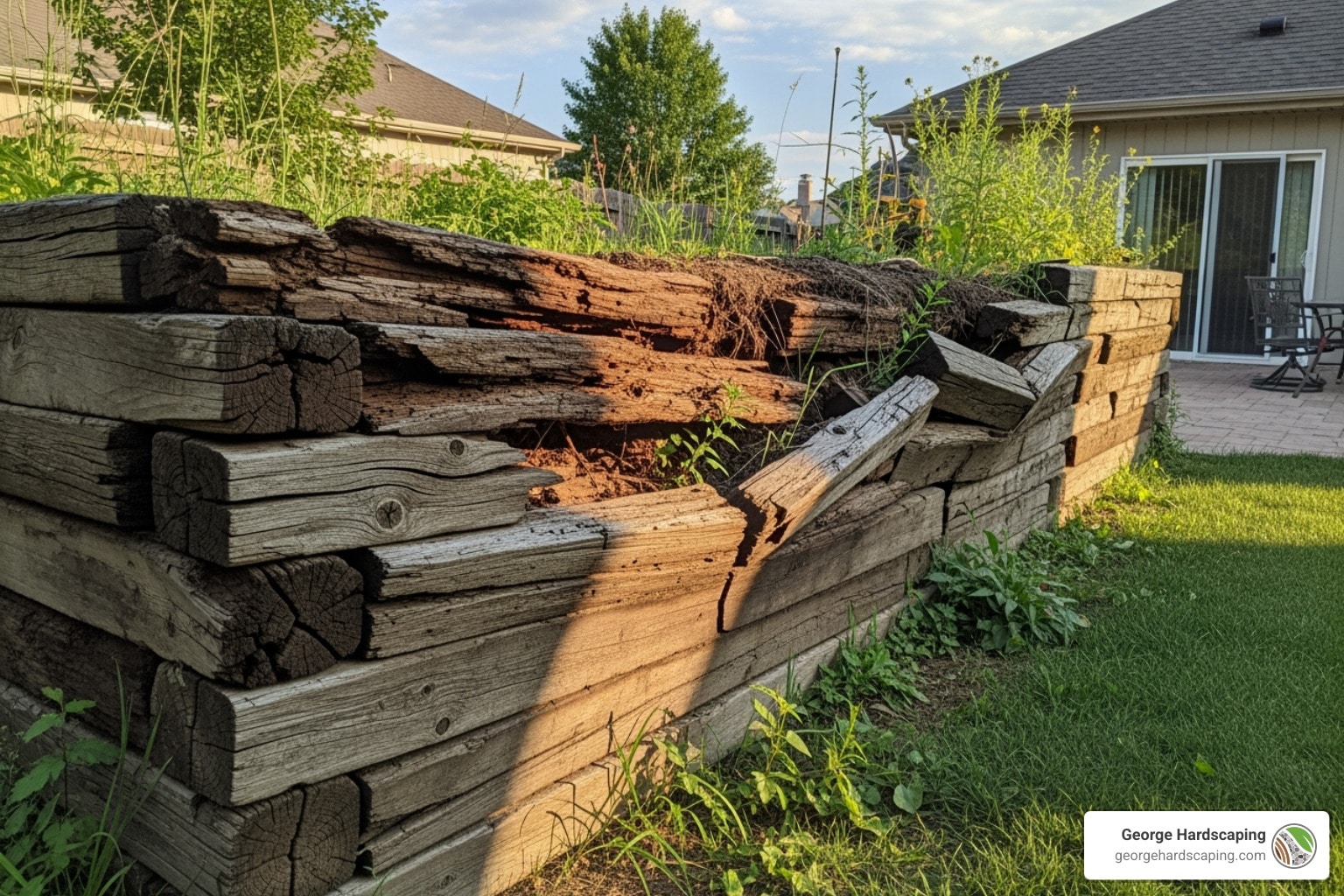 Railroad tie retaining wall repair near me 2025 Safe Fix