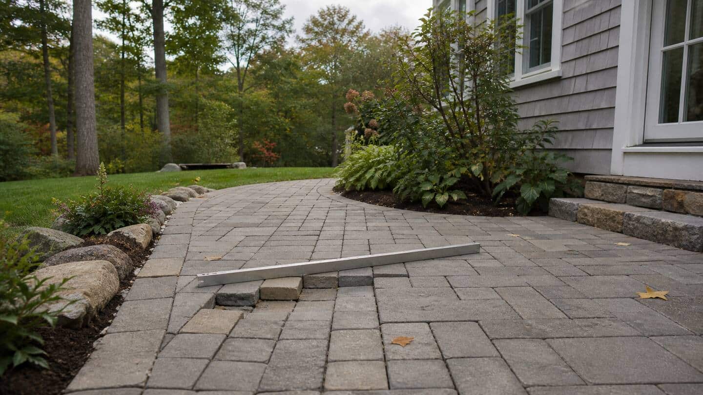 Sunken Paver Repair: Reset the Surface or Rebuild the Base?