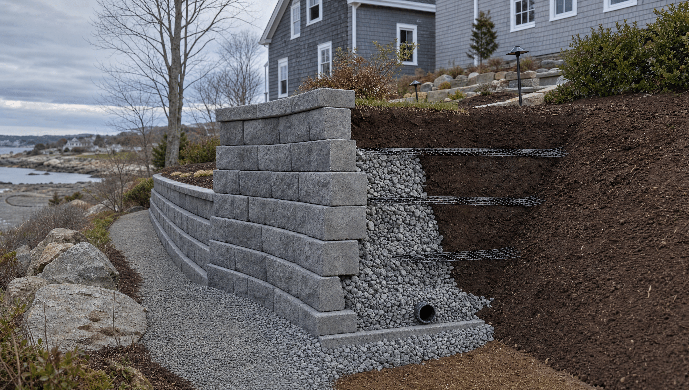 Interlocking Concrete Block Retaining Walls: Where the System Fits