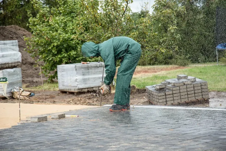 Paver Driveway Installation